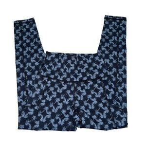 🔥Offline By Aerie The Hugger Blue Patterned Leggings Size Small